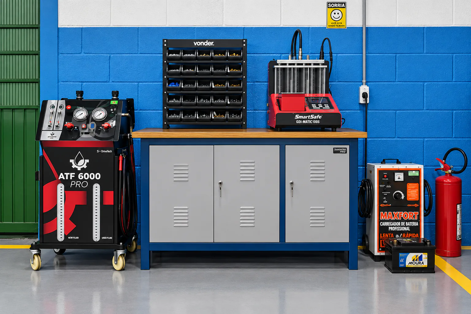 Equipamentos técnicos da Tech Car